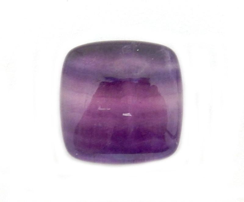 Fluorite - Small Rainbow Fluorite Square Shaped Cabochon 12x12mm