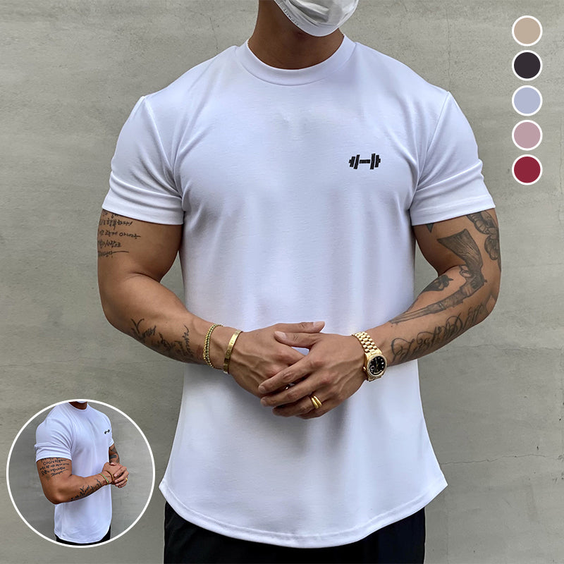 Pure Cotton Stretchy Sports T-shirt