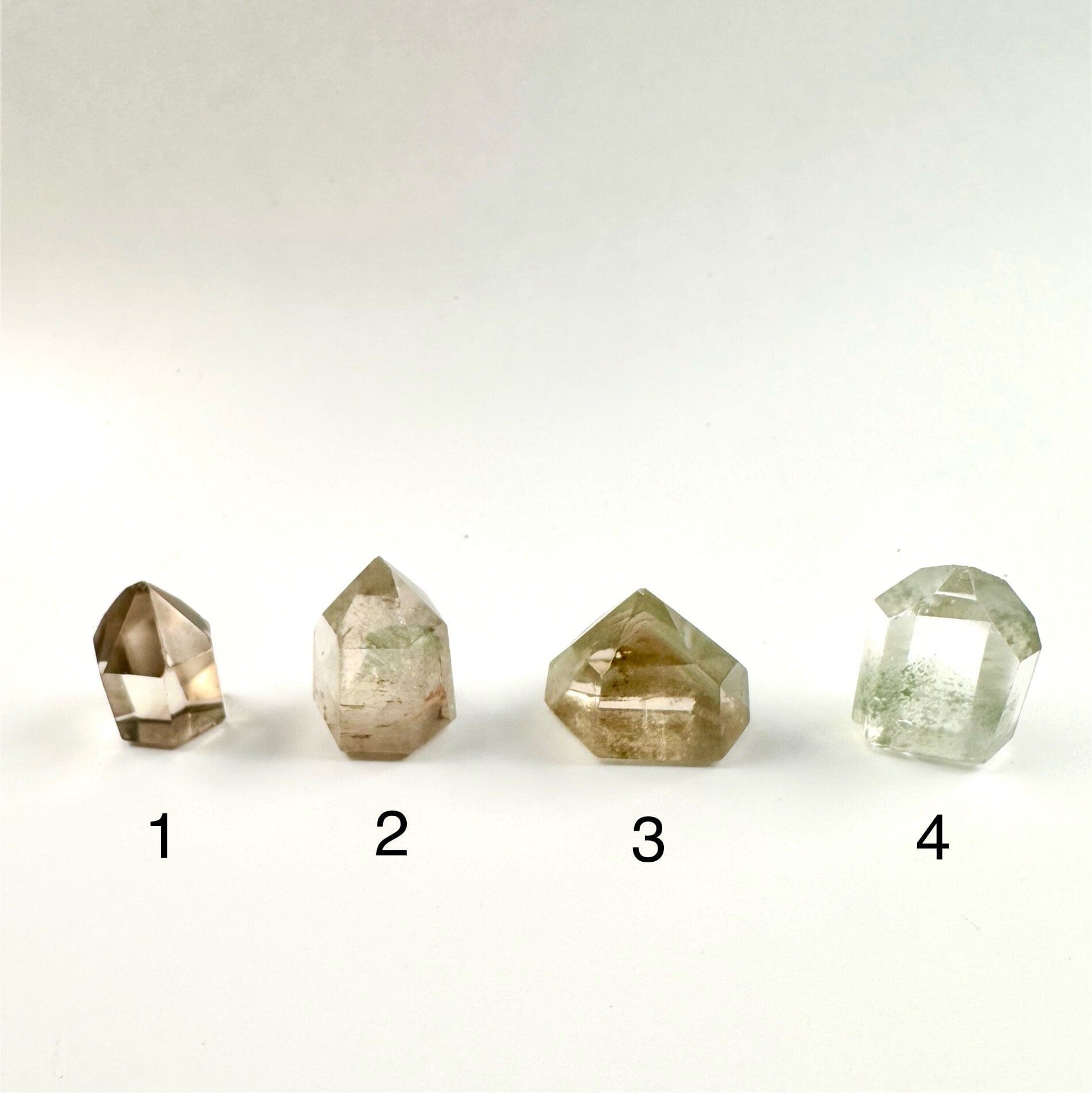 Crystal Quartz Points with Inclusions - Small Crystals - You Choose