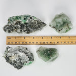 Fluorite with Pyrite and Crystal Quartz growth YOU CHOOSE