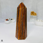 Tigers Eye Tower - Lightly Polished - You Choose