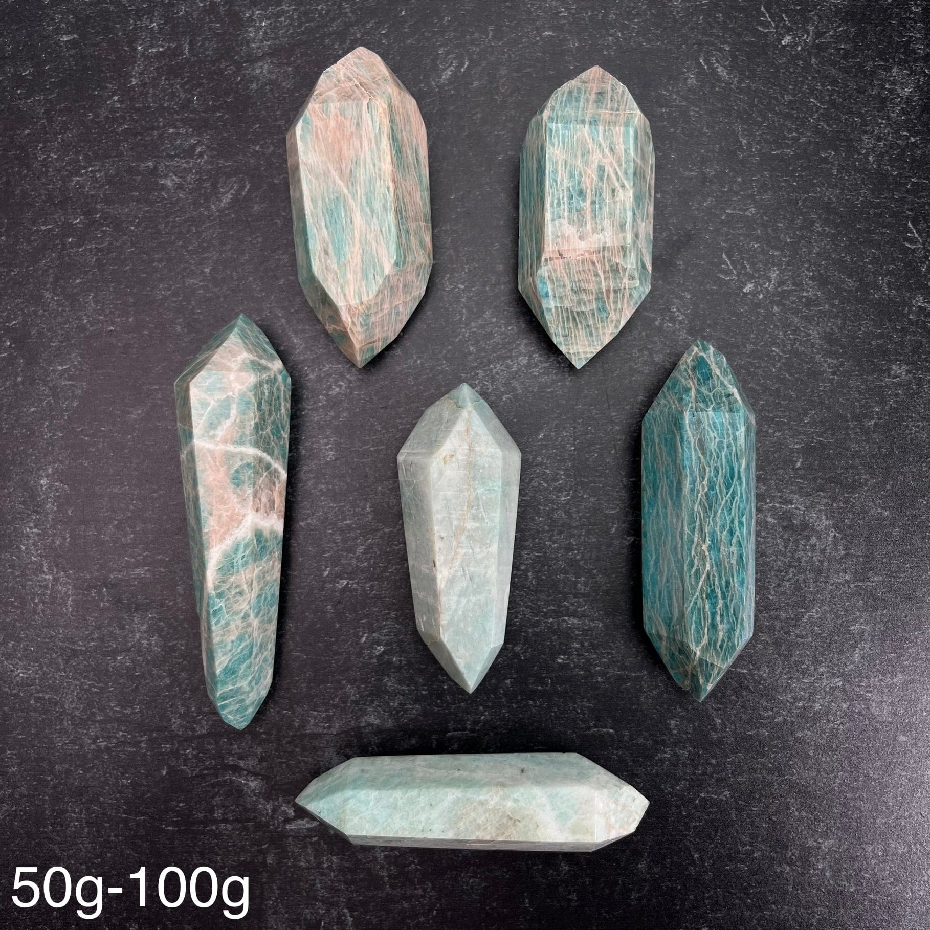 Amazonite Polished Double Terminated Point - By Weight