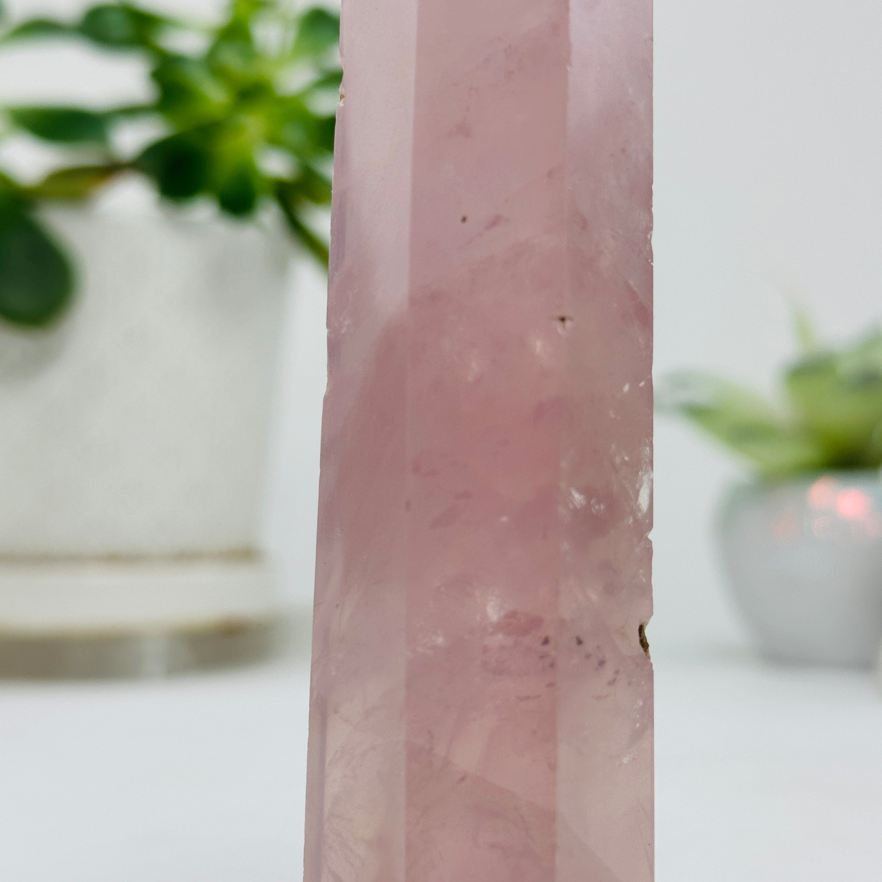 Rose Quartz Polished Point AS IS