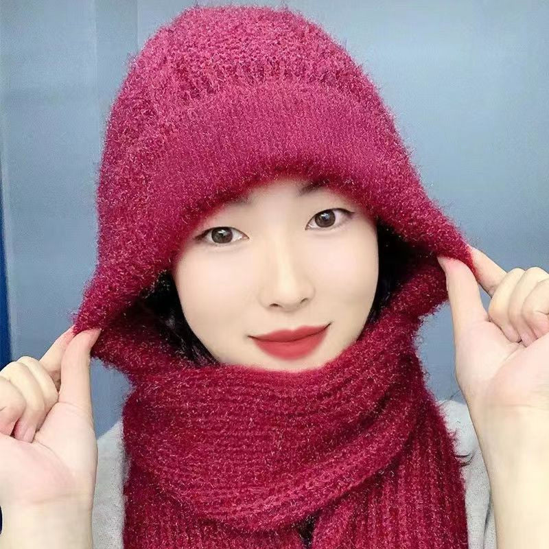 Integrated Ear Protection Windproof Cap Scarf