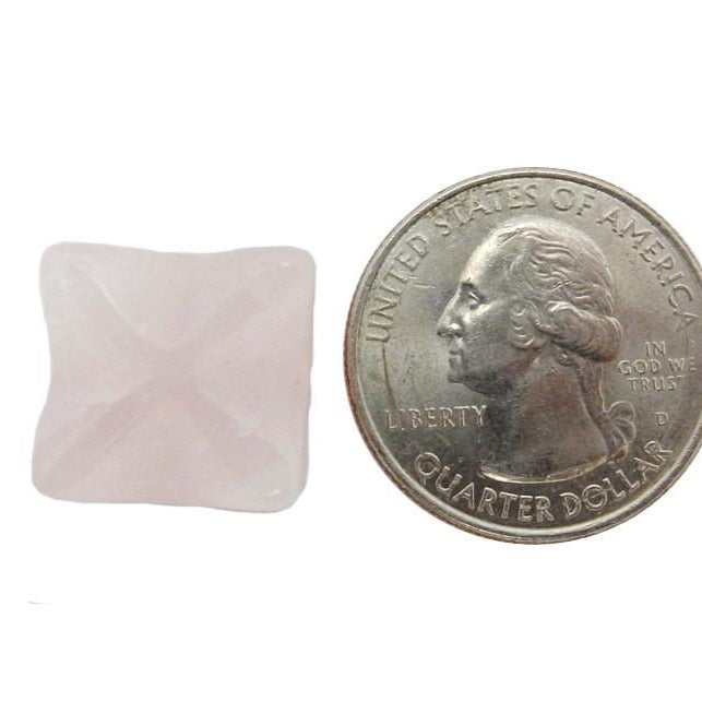 Merkaba Star - Rounded Rose Quartz Merkabah (RK34B19-10)