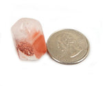 Petite Red Hematite Crystal Quartz Point - Chakra Cleansing(RK37B12-07)