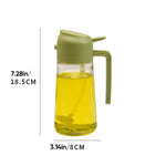 2-in-1 Glass Oil Sprayer and Dispenser